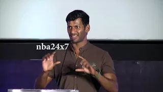 This my way of Politics: Vishal @Irumbu Thirai Audio Launch | nba 24x7