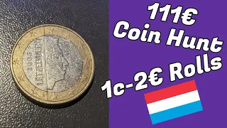 Rainbow Hunt with rolls from Luxembourg (1 Cent - 2€ / 111€ hunt)
