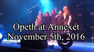 Opeth at Annexet - November 5th, 2016 - Stockholm, Sweden