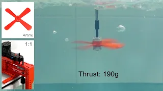 Lego Propellers in Water (worst to best)