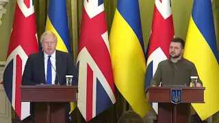 Заяви президента України Зеленського та прем'єра Великобританії Джонсона за підсумками зустрічі