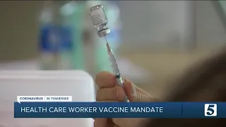 COVID-19 vaccine mandate in place for Tennessee health care workers