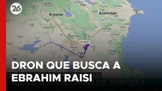🚨 AHORA - IRÁN | Seguimiento EN VIVO del drone de Turquía que busca a EBRAHIM RAISI