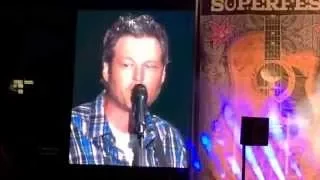 Blake Shelton "Its All About Tonight" Ohio Buckeye Stadium Country Superfest. 6/20/2015