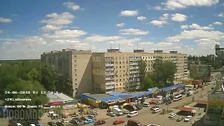 Timelapse 24-06-2018 - Новомосковск, Украина