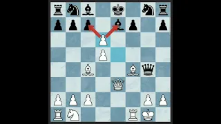 King's Gambit at it's finest variation 🔥🔥 | Chess Tricks to WIN FAST! #shorts #chess