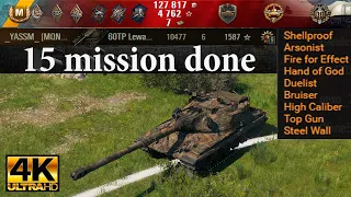 60TP Lewandowskiego video in Ultra HD 4K🔝 10,5k Damage 6 kills HT 15 mission done🔝 World of Tanks ✔️