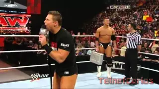 The Miz fired up on a mic promo