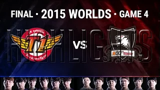 SKT vs KOO Final Highlights Game 4 | S5 LoL World Championship 2015 | SKT T1 vs KOO Tigers G4