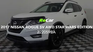 2017 NISSAN ROGUE SV AWD STAR WARS EDITION - 222059BA