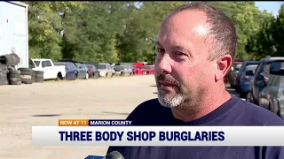 Caught on camera: body shop burglaries