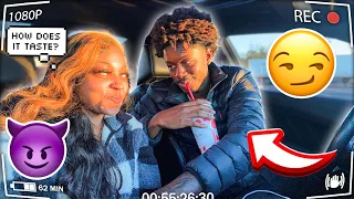 Giving My Boyfriend A “Special” Drink To See How He Reacts🤭😅 (PRANK GONE RIGHT)💦