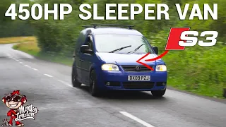 ULTIMATE TURBO SLEEPER VAN! 450HP VW CADDY WITH S3 SWAP