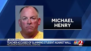 Seminole County middle school P.E. coach accused of slamming student into wall