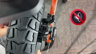 Disc brake disc bending, how to solve the brake noise?