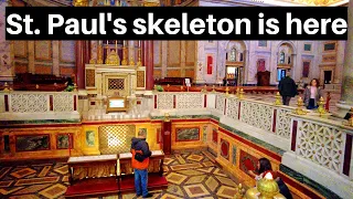 Rome Italy. The Skeleton of Saint Paul is Here in Rome