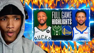 Kobeazy Reacts to BUCKS at WARRIORS | FULL GAME HIGHLIGHTS | March 6, 2024