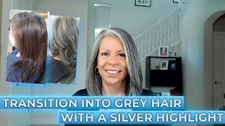 Transition into Grey Hair with a Silver Highlight, Help for Blonde, Red or Brunette