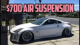 Cheapest way to bag your car / manual air suspension