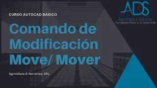 Curso AutoCAD Básico - Comando de Modificación MOVE / MOVER