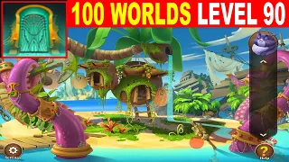 100 Worlds LEVEL 90 Walkthrough - Escape Room Game 100 Worlds Guide