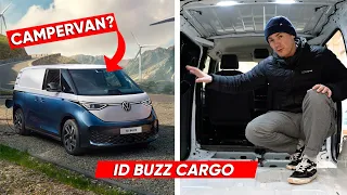 ID Buzz Cargo Camper Conversion - Stripping Out The Back & First Thoughts!