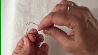 How to quickly tie a double knot