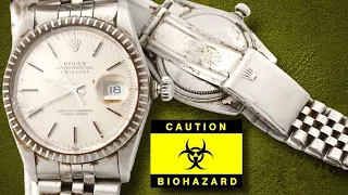 BIOHAZARD Rolex!.. 39 Year Old Vintage Rolex Datejust Restoration!