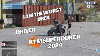 I Became the Worst Uber Driver on KTM Super Duke R 2024 in GTA 5 #uber #gta