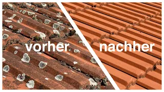 Dachreinigung ganz ohne Hochdruckreiniger | von Dachmax®