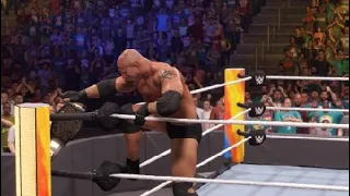 Goldberg vs. The Rock | Undisputed Title Match | WWE 2K22 Gameplay