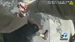 LASD releases bodycam video of confrontation with couple outside Lancaster grocery store