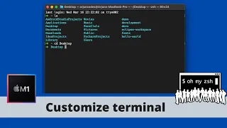 Customize your terminal on Macbook M1 | install Oh my zsh