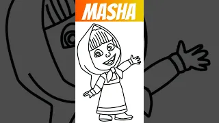 Masha and the Bear 2023 | Masha Drawing #mashaandthebear #mashaandthebear2023 #drawingtutorial