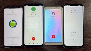 Redmi Note 8 vs Redmi A2+ vs Redmo 9C NFC vs Redmi 6A vs Redmi Note 7 / Incoming call