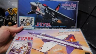 Area88 unboxing love: F-8E Crusader and F-20 Tigershark models by Takara and Hasegawa