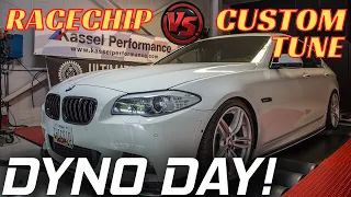 BMW 535i Dyno: Racechip VS Custom Tune! Must Watch!!