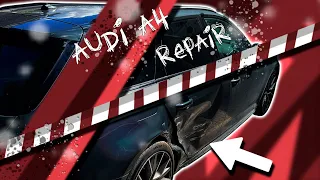 AUDI A4 B9. Right side repair. Ремонт правой стороны.