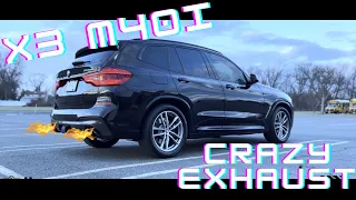 BMW X3 M40i (B58) Exhaust + POV Night Drive (4K)