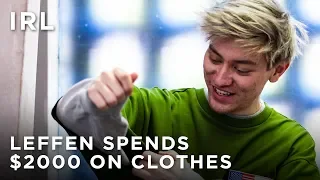 Leffen spends thousands on designer clothes | IRL - HTC Esports