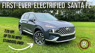 The 2021 Hyundai Santa Fe Hybrid Is A Roomy, All-Weather Electrified Family SUV