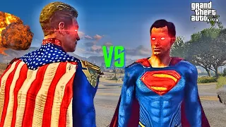 GTA 5  SUPERMAN vs HOMELANDER  God Battle