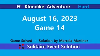 Klondike Adventure Game #14 | August 16, 2023 Event | Hard