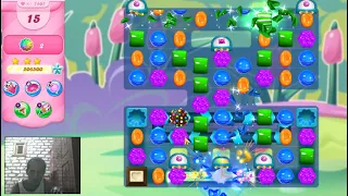 Candy Crush Saga Level 7507 - Sugar Stars, 16 Moves Completed