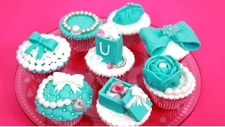 TIFFANY Cupcakes Cake Toppers How To Make by Cakes StepbyStep