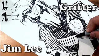 Jim Lee drawing Grifter in 15 Minutes