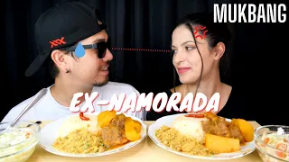 VACA ATOLADA (COSTELA DE BOI COM MANDIOCA) MUKBANG SONS DE MASTIGAÇAO & ASMR COMIDA