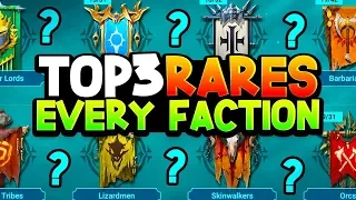 Top 3 Rare Champions In EVERY Faction (Raid Shadow Legends)