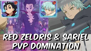 Red Zeldris & Sariel Combo DOMINATES Elite Global PVP!!! - Seven Deadly Sins: Grand Cross