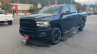 2022 Ram 2500 Bighorn Cummins Patriot Blue Night Edition